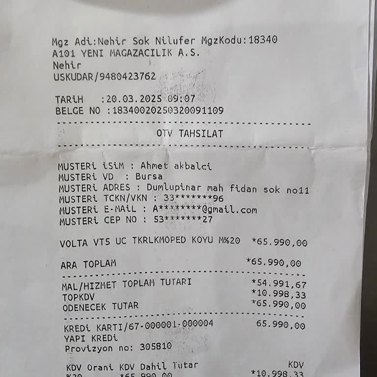 A101'den Aldığım Elektrikli Motorun Teslimatında Üst Üste Hatalar Yaşadım
