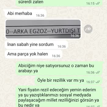 Fiat Aracımın Üç Aydır Parça Beklemesi Ve Çözüm Sunulmaması Mağduriyet Yarattı