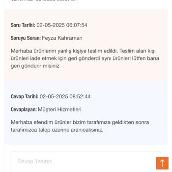 Yanlış Teslimat Ve İade Sorunu: Ürünlerim Hâlâ Elime Ulaşmadı