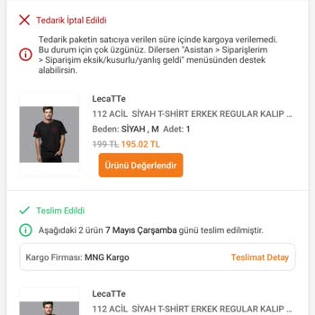 Eksik Gönderilen Sipariş Ve Yetersiz Müşteri Hizmetleri
