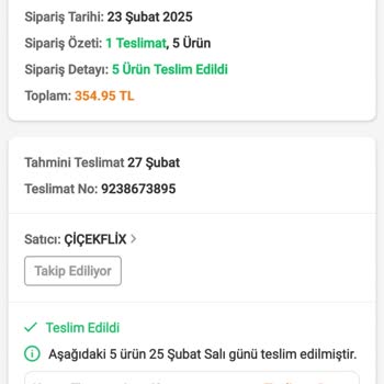 Yanlış Çiçek Gönderimi Ve İlgisiz Satıcı