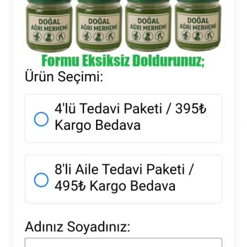 Sipariş Verdiğim Ürün Yerine Farklı Ve Kalitesiz Ürün Gönderildi