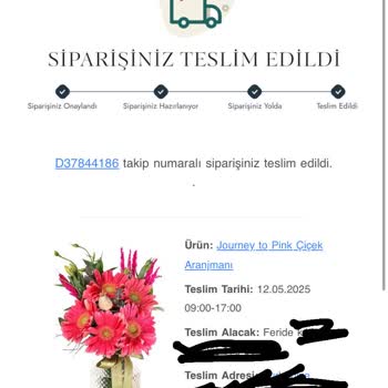 Yanlış Renk Ve Solmuş Çiçek Gönderimi