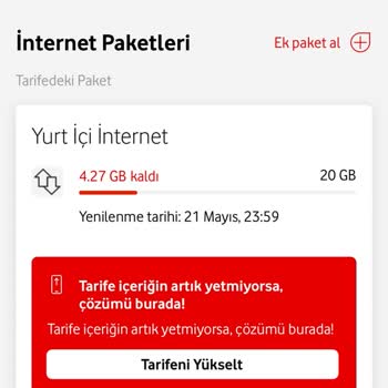 Sınırsız Sosyal Paketimden Haksız İnternet Kesintisi