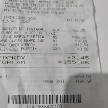 Hakmar'dan Aldığım Ekmekte Tel Çıkması Sağlığımızı Tehlikeye Attı