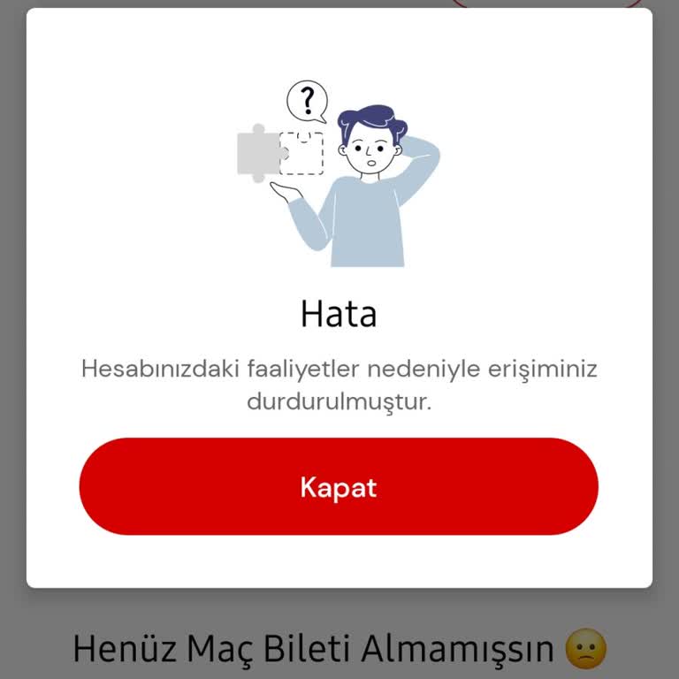 Bilet Alımında Anlamsız Uyarı Ve Yetersiz Bilgilendirme