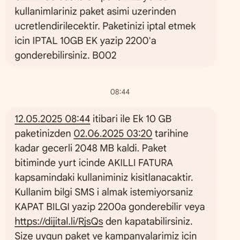 Ek Paketler Hızla Tükeniyor, Fatura Yükseliyor