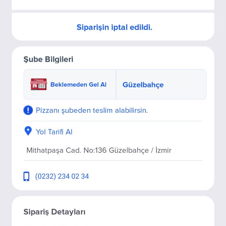 Domino's Pizza Siparişlerin İptali Ve Geciken Para İadesi Nedeniyle Mağduriyet