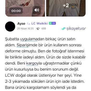 LCW'nin Şikayet Sonrası İlgisizliği Ve Çözüm Sunmaması Hayal Kırıklığı Yarattı