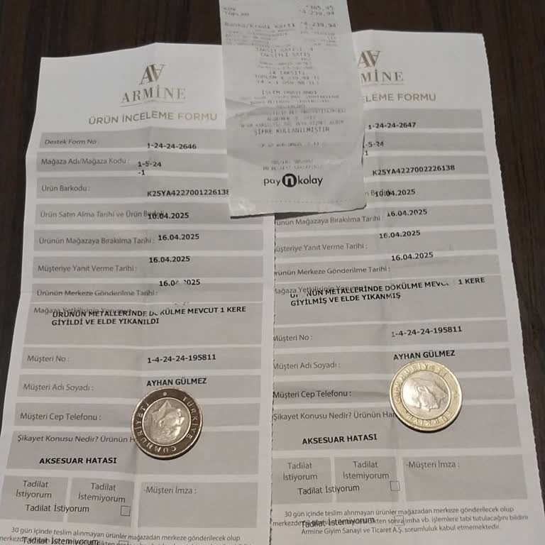 Aldığım Ürünün Taşları İlk Yıkamada Döküldü, Mağaza İlgisiz Kaldı