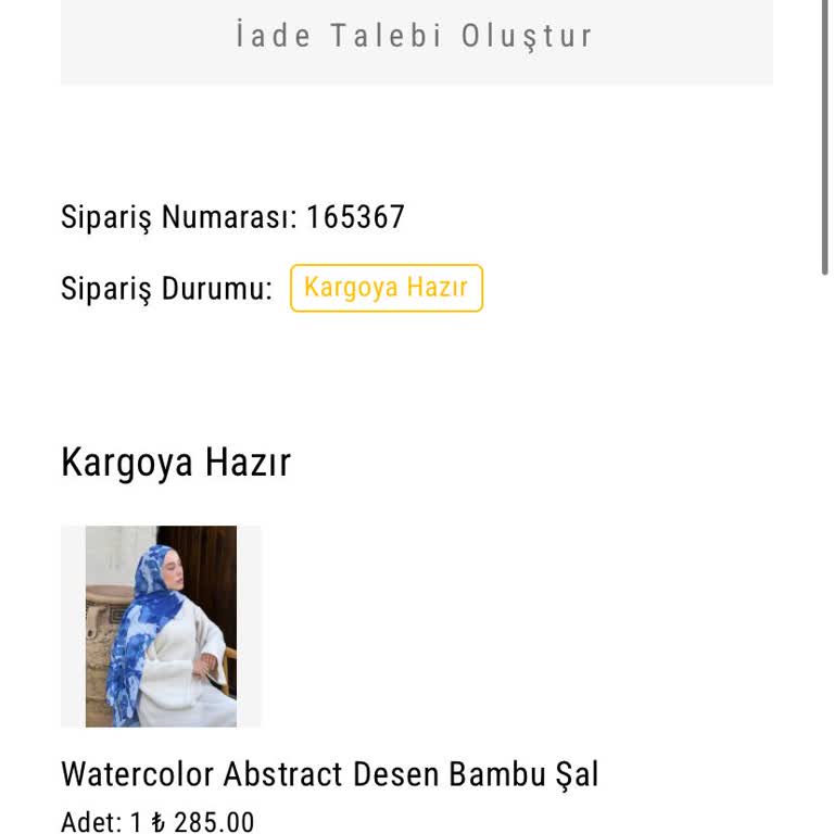 Siparişin Kargoya Verilmemesi Ve Teslimat Gecikmesi