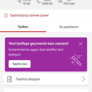 Vodafone Taahhüt Sonrası Belirsiz Fiyat Ve Uygun Teklif Sunulmaması