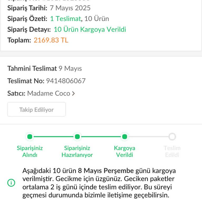 Kargom Günlerdir Yolda, Nerede Olduğu Bilinmiyor