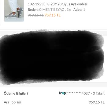 Sipariş Verilen Ayakkabının Stokta Olmasına Rağmen Gönderilmemesi Ve Mağduriyet