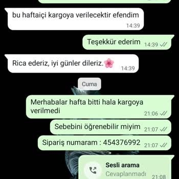 Siparişim 12 Gündür Kargoya Verilmiyor, Cevaplar Yetersiz