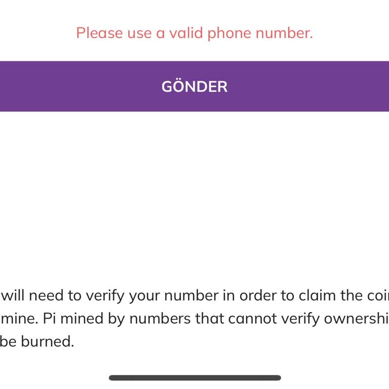Pi Network Telefon Numaram Sistemde Tanınmıyor, Destek Bekliyorum