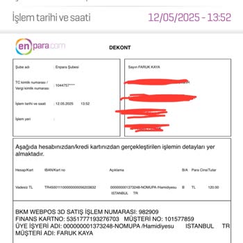 Para Çekildi, Sipariş Oluşturulmadı Ve Çözüm Sunulmadı