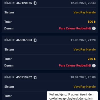 Promosyon Kodunda Haksız Bakiye Silme Ve Ödeme Yapmama