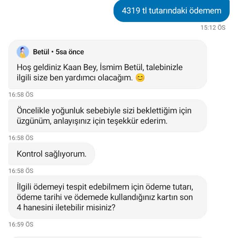 İade Sürecinde Destek Ekibiyle İletişim Sorunu
