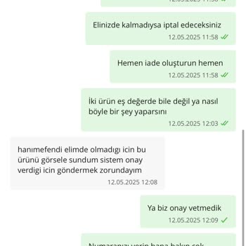 Sipariş Ettiğim Ürün Yerine Farklı Ve Değersiz Ürün Gönderildi, İletişim De Yok