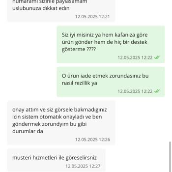 Sipariş Ettiğim Ürün Yerine Farklı Ve Değersiz Ürün Gönderildi, İletişim De Yok