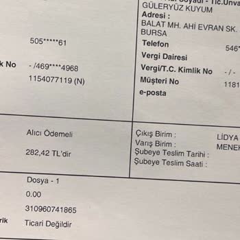 Kargo Şirketinin Sorumluluk Almaması Nedeniyle 43 Bin TL'lik Ürünüm Kayboldu