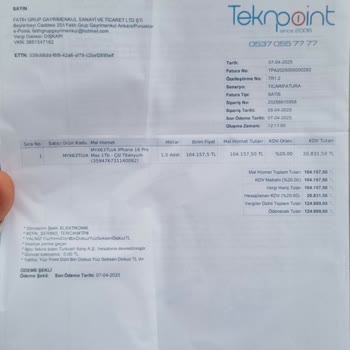 Satın Aldığım İphone 16 Pro Max'ta Yaşadığım İade Ve Servis Sorunları