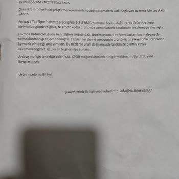 Garanti Kapsamındaki Kramponum Kullanıcı Hatası Denilerek Reddedildi