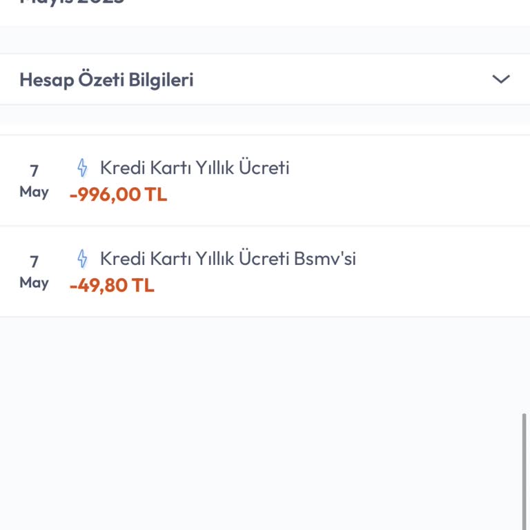 Aidatsız Denilen Kredi Kartıma Yıllık Ücret Yansıtıldı, İade Talebim Reddedildi