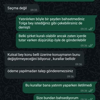 Katar Yatırım'da Para Çekme Sürecinde Yaşanan Mağduriyet Ve Ekstra Ücret Talepleri