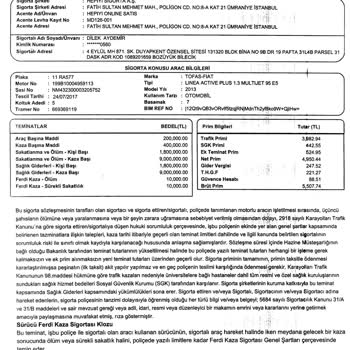 Hepiyi Sigorta'nın Hasar Ödemesini Geciktirmesi Nedeniyle Yaşadığım Mağduriyet