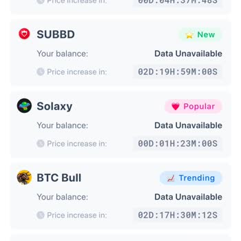 Monedas compradas en Best Wallet, solaxy, Meme Index, BTC Bull no reflejadas