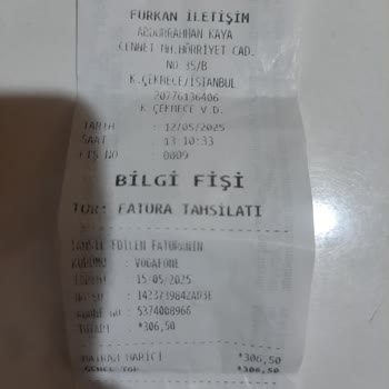 Vodafone Bayisinde Başkasının Faturasını Ödettiler, Paramız İade Edilmiyor