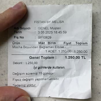 İki Saat Giyilen Elbisenin Tüylenmesi Ve İade Talebine Mağazadan Dönüş Alınamaması