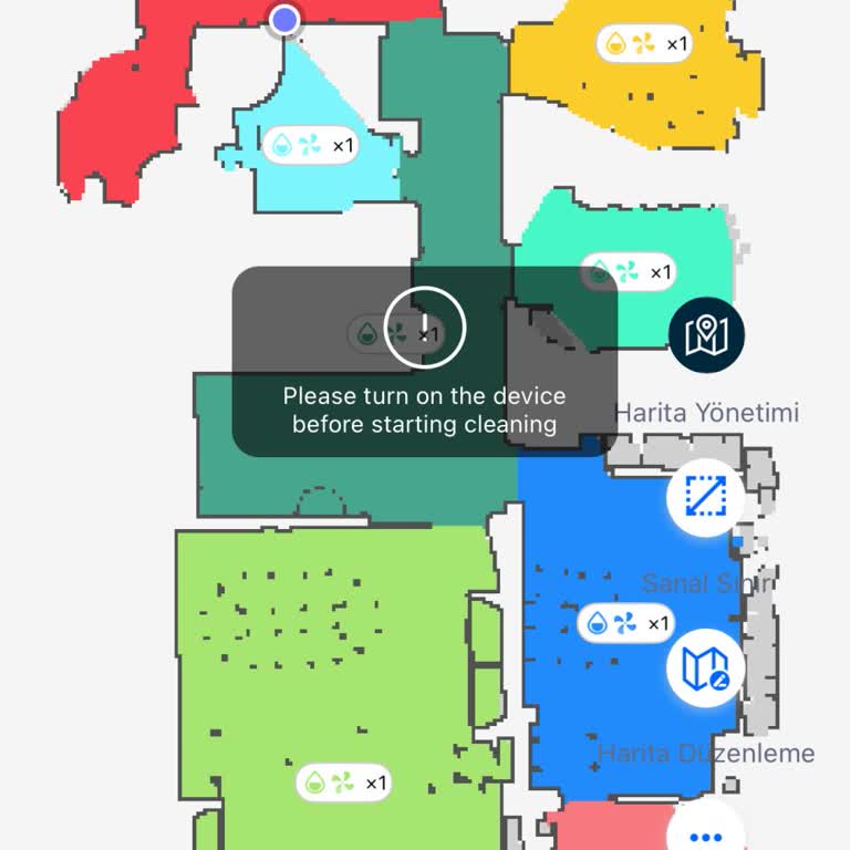 Tefal X-Plorer 75s Robot Süpürgede Haritalama Ve Komut Sorunu