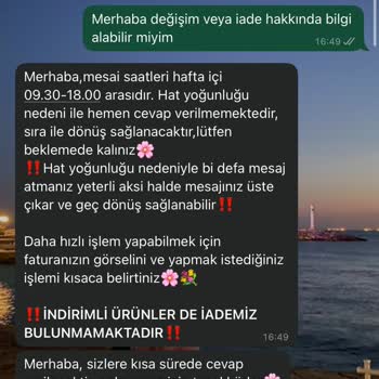 WhatsApp Hattından Dönüş Alamıyorum Değişim Süresi Dolmak Üzere