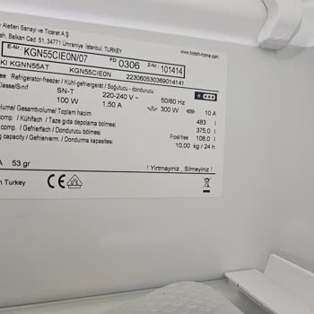 Bosch Buzdolabı Arızası 3 Aydır Çözülemiyor Yiyecekler Bozuluyor