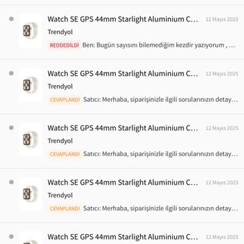 Trendyol Satıcısından Yetersiz Destek Ve İletişim Sorunu