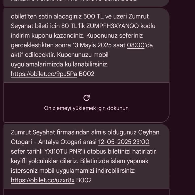 Obilet Uygulamasında Müşteri Hizmetine Ulaşılamıyor, Mağduriyet Yaşadım