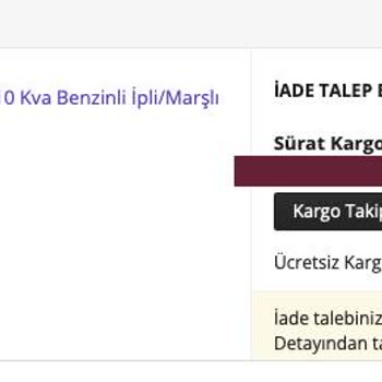 Sürat Kargo Şubesinin Ürünü Teslim Etmemesi Ve Çözüm Sunulmaması Nedeniyle Yaşanan Mağduriyet