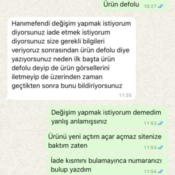 İade Yapılamayan İndirimli Ürün Ve Tutarsız Müşteri Hizmetleri Mağduriyeti