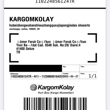 Yanlış Ürün Gönderildi İade Seçeneği Kapalı