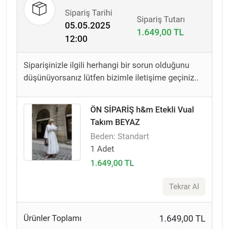 Siparişim Günlerdir Hazırlanamıyor, İletişim Yok