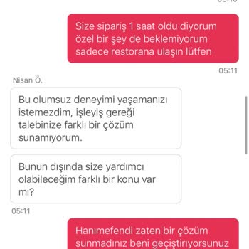 Gece Siparişim Teslim Edilmedi, Canlı Destek Yardımcı Olmadı