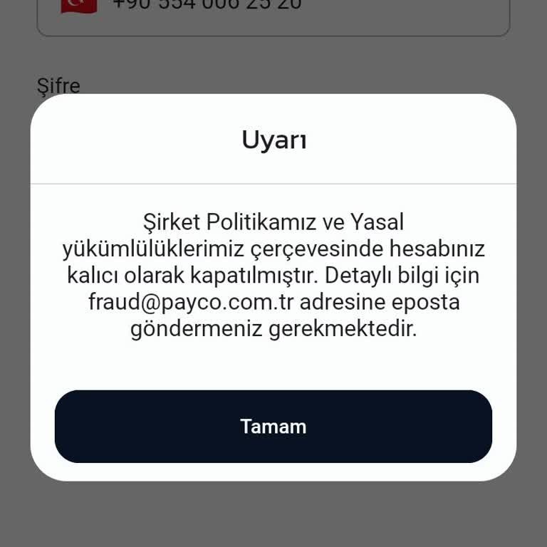 Hesabım Kapalı Paramı Alamıyorum İletişim Yok