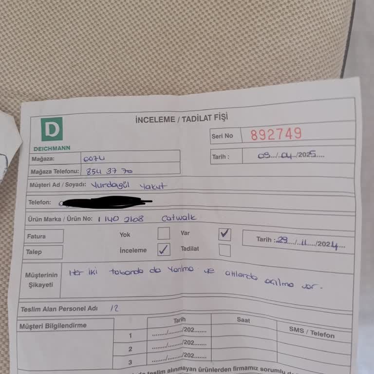 Ayakkabı İadesi Ve Bilgilendirme Eksikliği Nedeniyle Mağduriyet Yaşadım