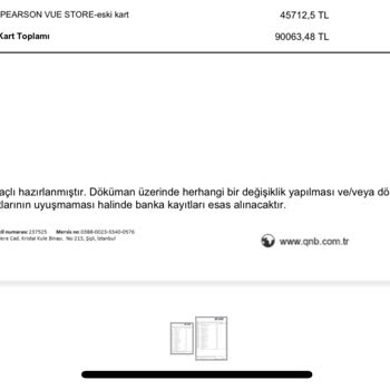 Kredi Kartımdan İzinsiz 1150 Dolar Çekildi Banka İşlemimi Dikkate Almadı