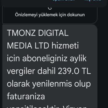 Onayım Dışında Yapılan Abonelik Ve Ücret İadesi Talebi