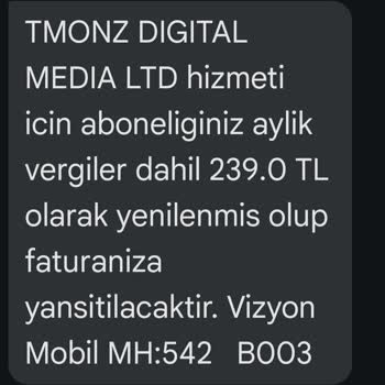 Onayım Dışında Yapılan Abonelik Ve Ücret İadesi Talebi