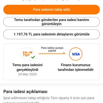 Para İadesi Bir Aydır Yapılmadı, Çözüm Bekliyorum